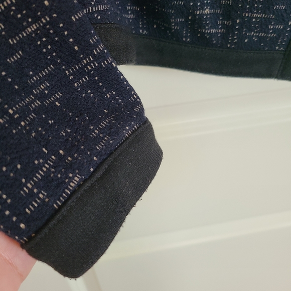 41 Hawthorn Stitch Fix Blue Asymmetric Zip Up Soft Jacket Size XS - Picture 9 of 11